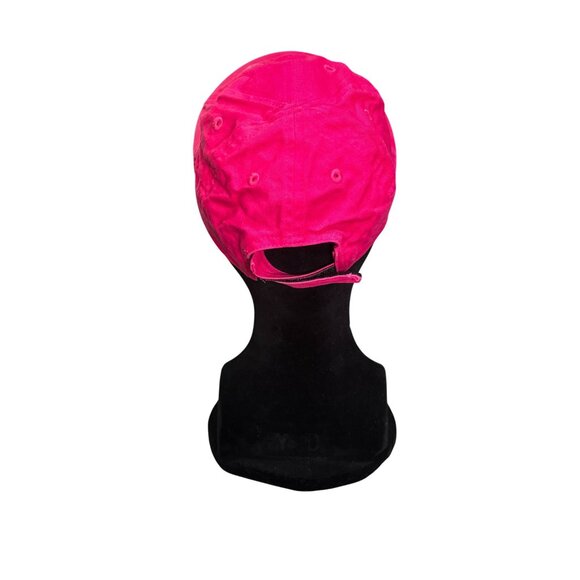 Nike Youth Pink Adjustable Cotton Cap With Black Swoosh Logo and Pink Band OS - Picture 5 of 10